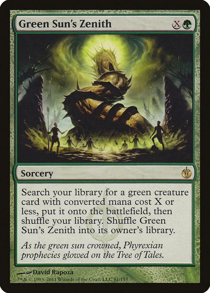 Green Sun's Zenith [Mirrodin Besieged] [Foil]