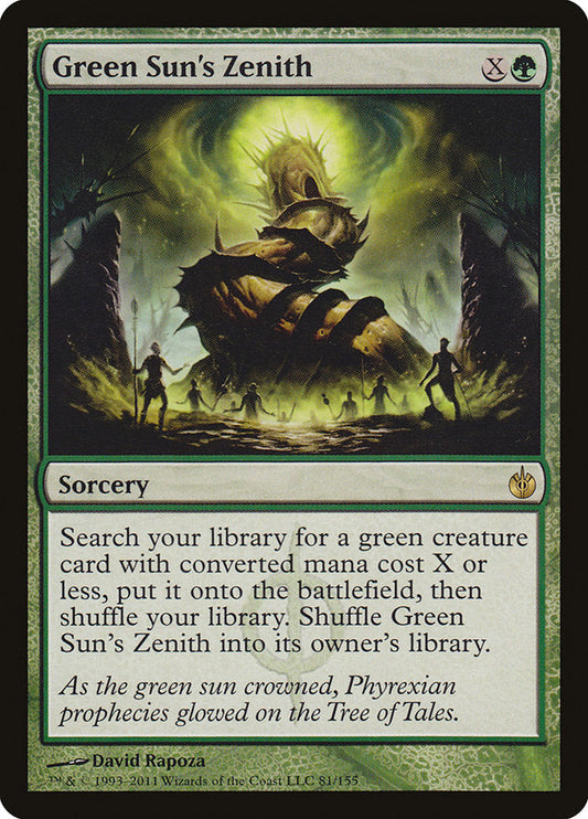 Green Sun's Zenith [Mirrodin Besieged] [Foil]