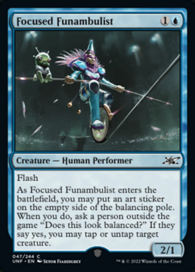 Focused Funambulist [Unfinity] [Foil]