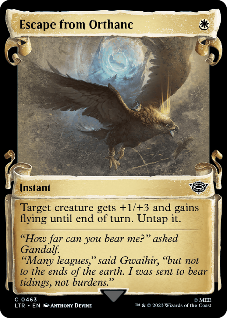 Escape from Orthanc [The Lord of the Rings: Tales of Middle-Earth Showcase Scrolls] [Foil]