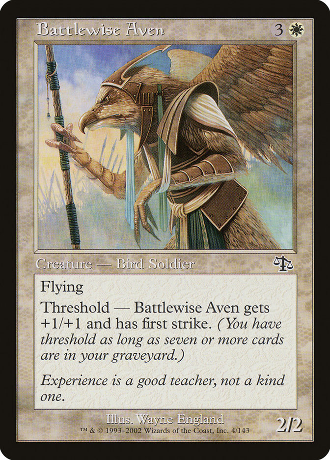 Battlewise Aven [Judgment] [Foil]