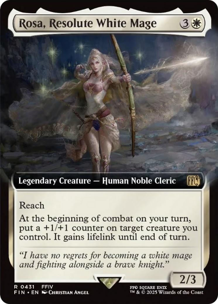 Rosa, Resolute White Mage (Extended Art) [FINAL FANTASY] [Foil]