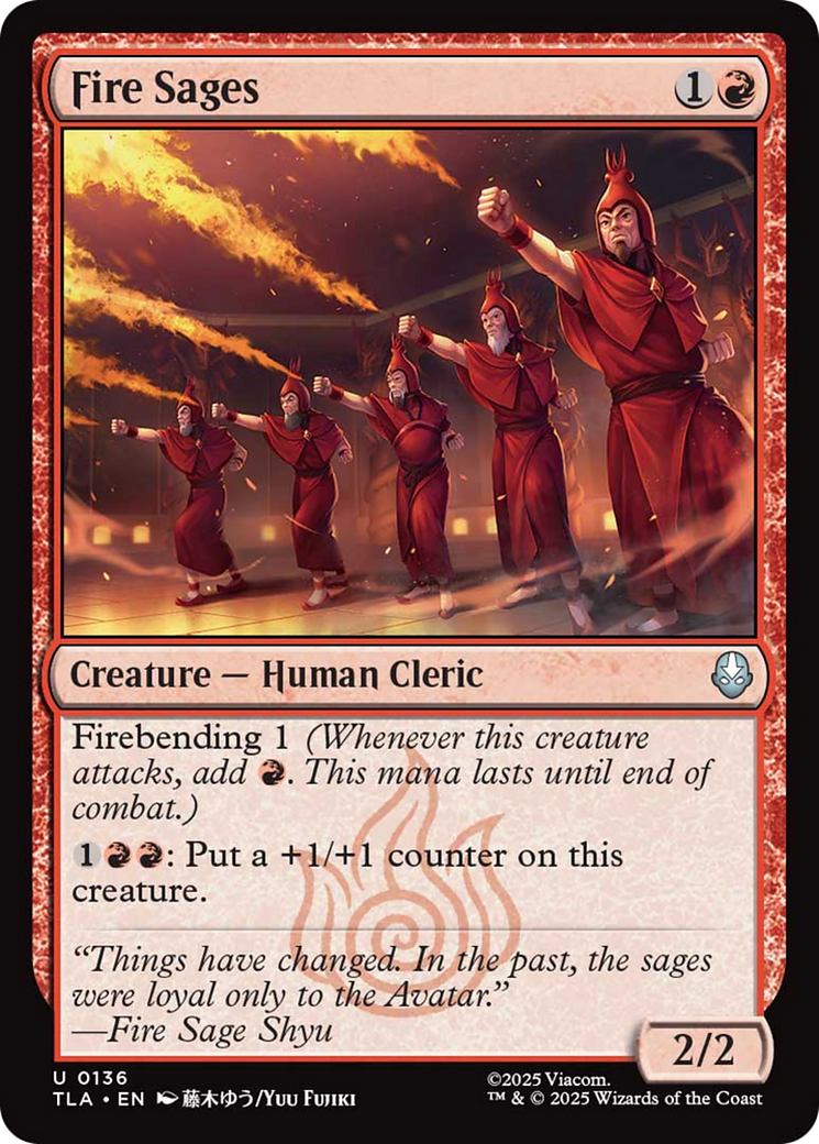 Fire Sages [Avatar: The Last Airbender] [Foil]