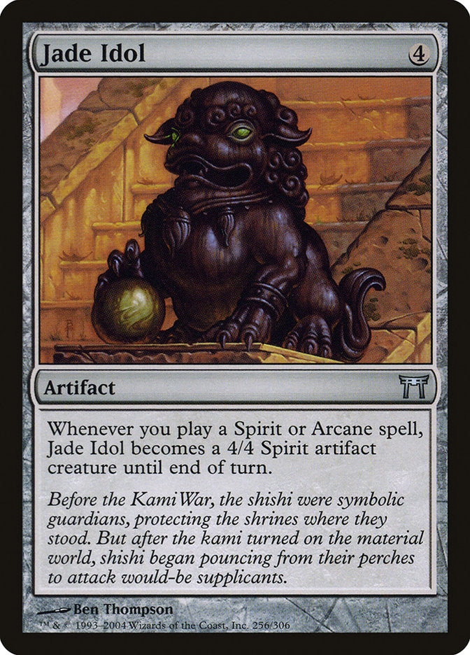 Jade Idol [Champions of Kamigawa] [Foil]