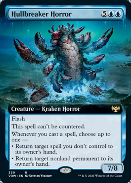 Hullbreaker Horror (Extended Art) [Innistrad: Crimson Vow] [Foil]