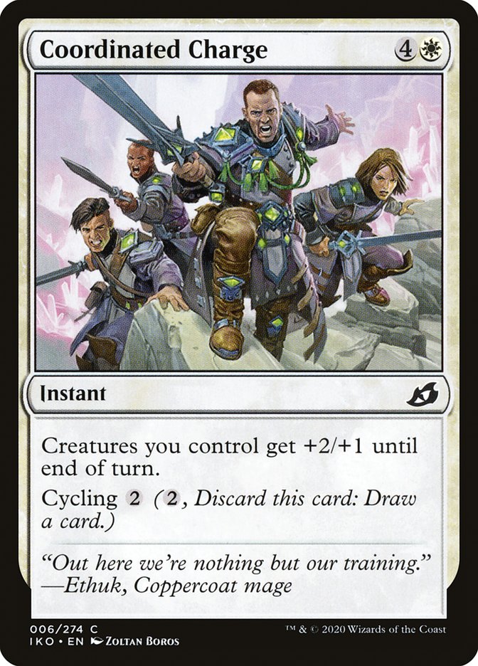 Coordinated Charge [Ikoria: Lair of Behemoths] [Foil]