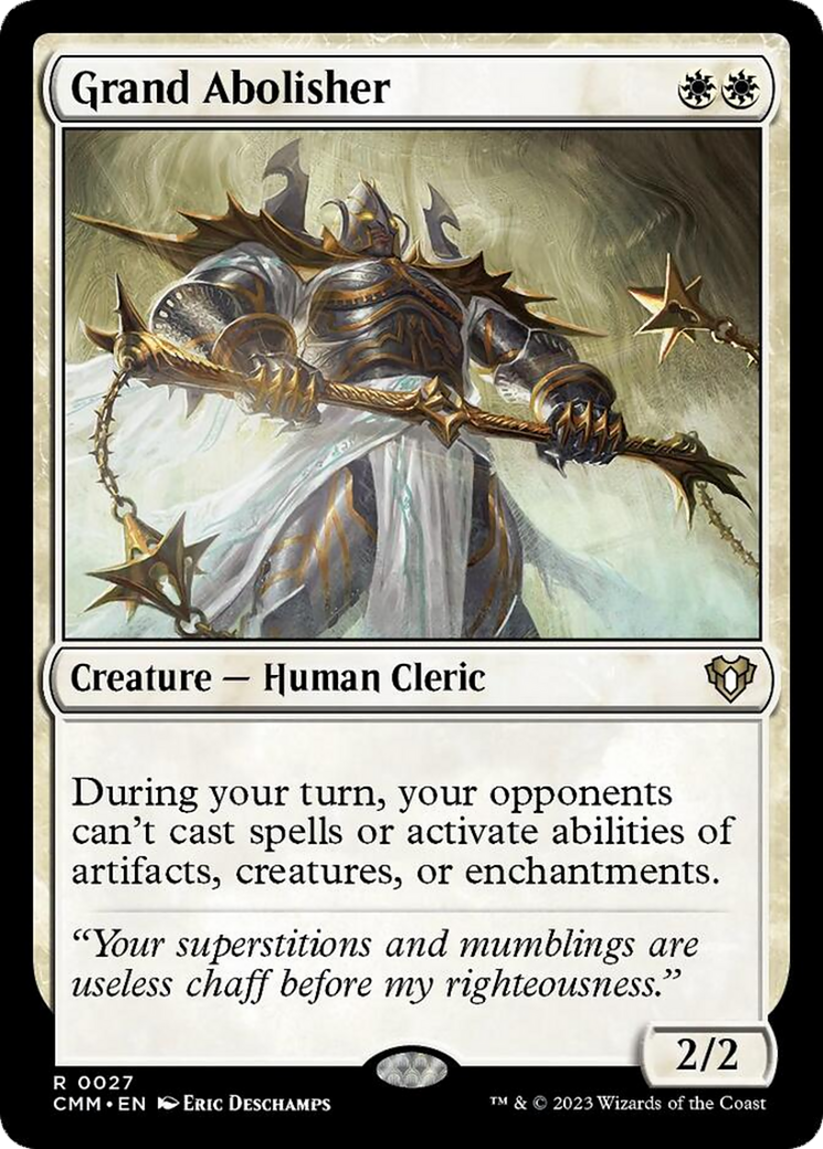 Grand Abolisher [Commander Masters] [Foil]