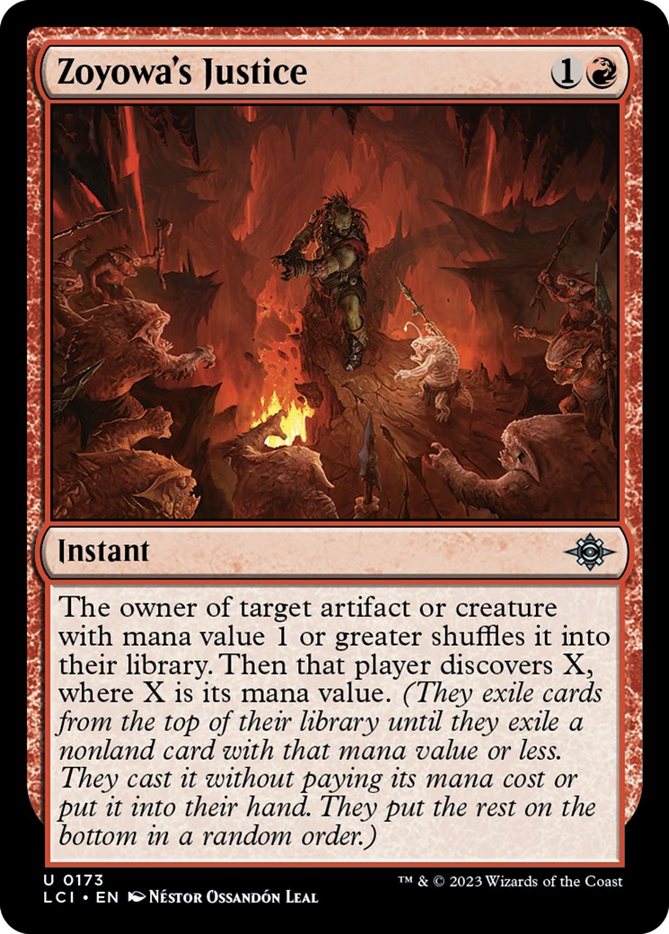 Zoyowa's Justice [The Lost Caverns of Ixalan] [Foil]
