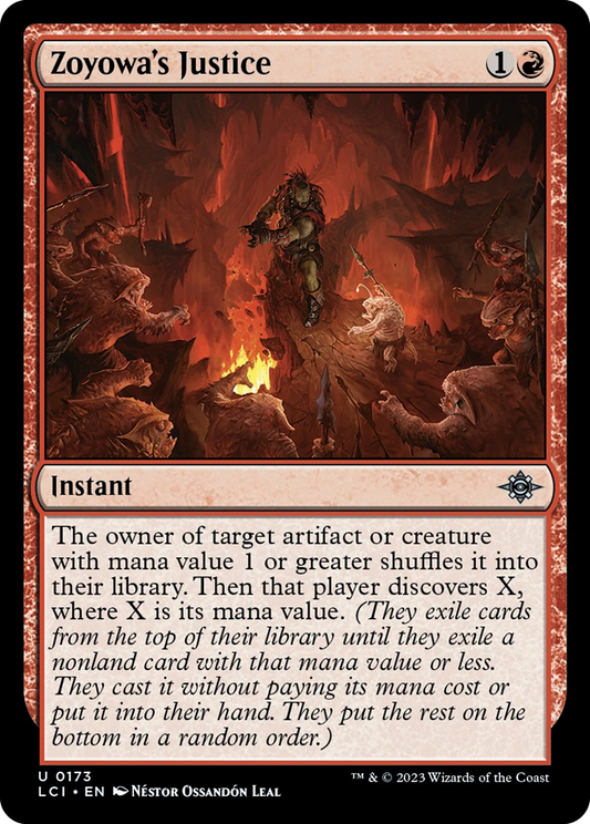 Zoyowa's Justice [The Lost Caverns of Ixalan] [Foil]
