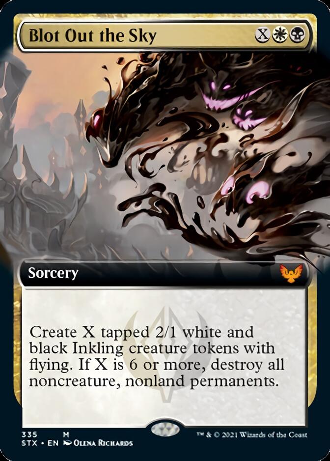 Blot Out the Sky (Extended Art) [Strixhaven: School of Mages] [Foil]