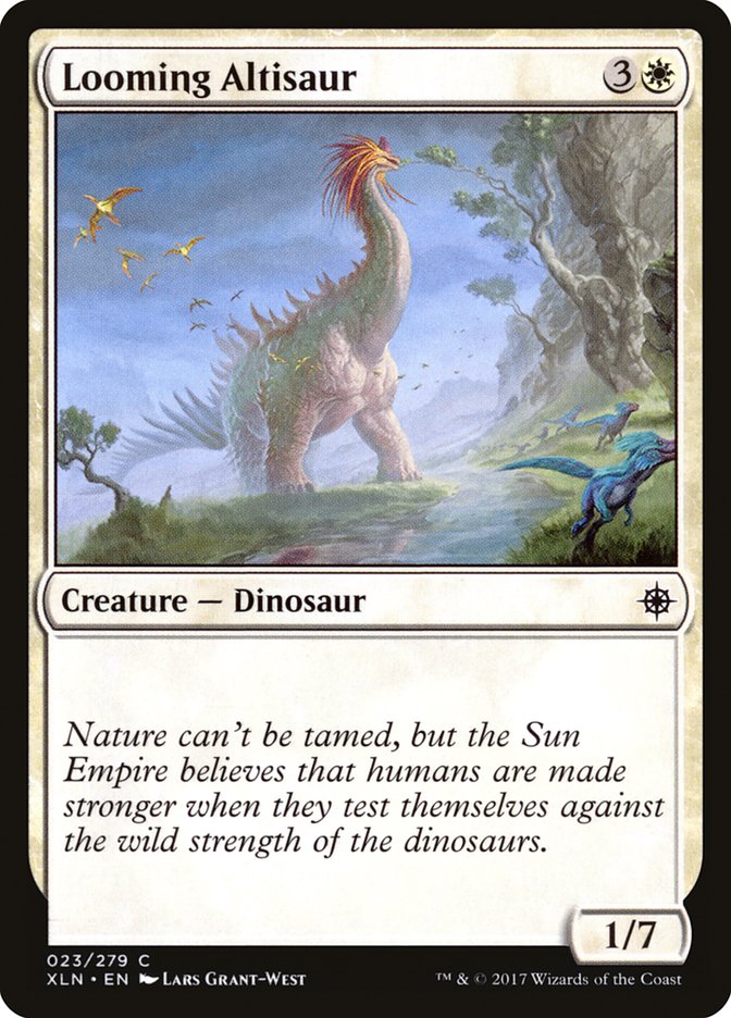 Looming Altisaur [Ixalan] [Foil]