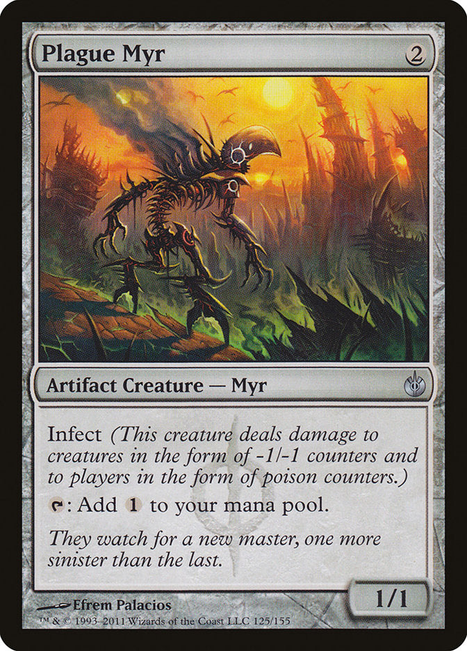 Plague Myr [Mirrodin Besieged] [Foil]
