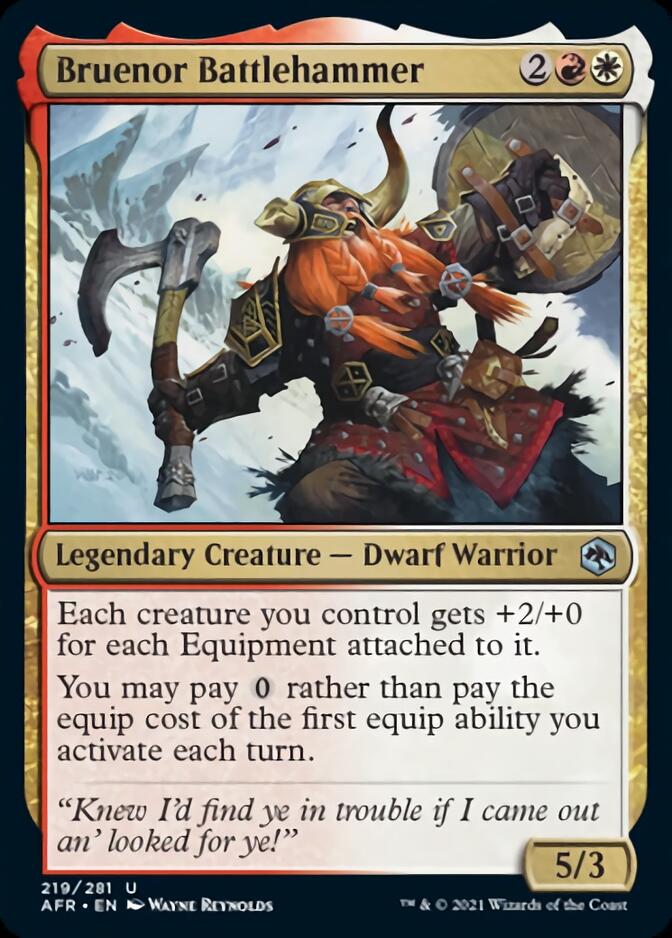 Bruenor Battlehammer [Dungeons & Dragons: Adventures in the Forgotten Realms] [Foil]