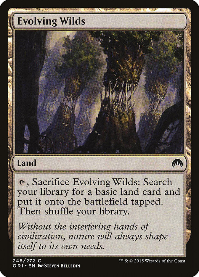 Evolving Wilds [Magic Origins] [Foil]