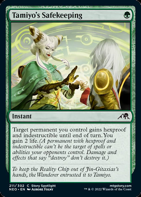 Tamiyo's Safekeeping [Kamigawa: Neon Dynasty] [Foil]