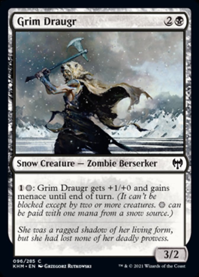 Grim Draugr [Kaldheim] [Foil]