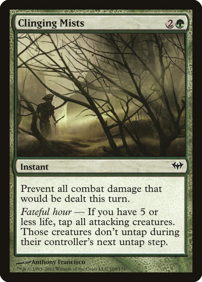 Clinging Mists [Dark Ascension] [Foil]