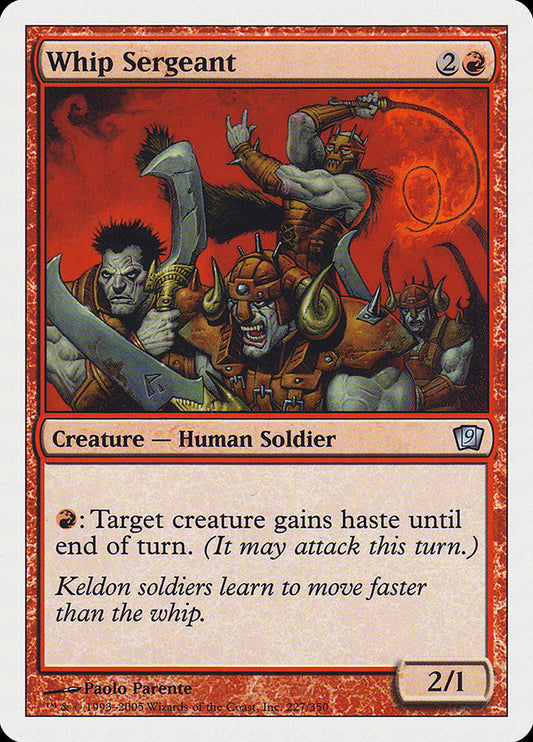Whip Sergeant [Ninth Edition] [Foil]