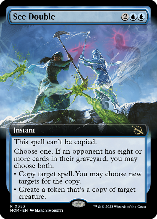 See Double (Extended Art) [March of the Machine] [Foil]