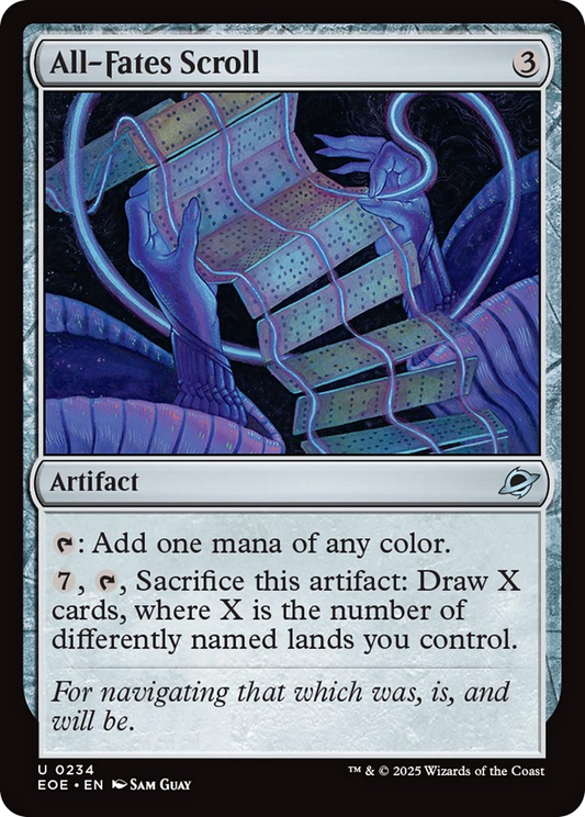 All-Fates Scroll [Edge of Eternities] [Foil]
