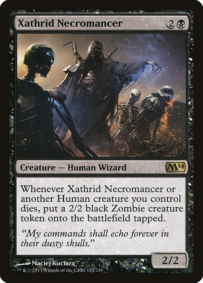 Xathrid Necromancer [Core Set 2014] [Foil]