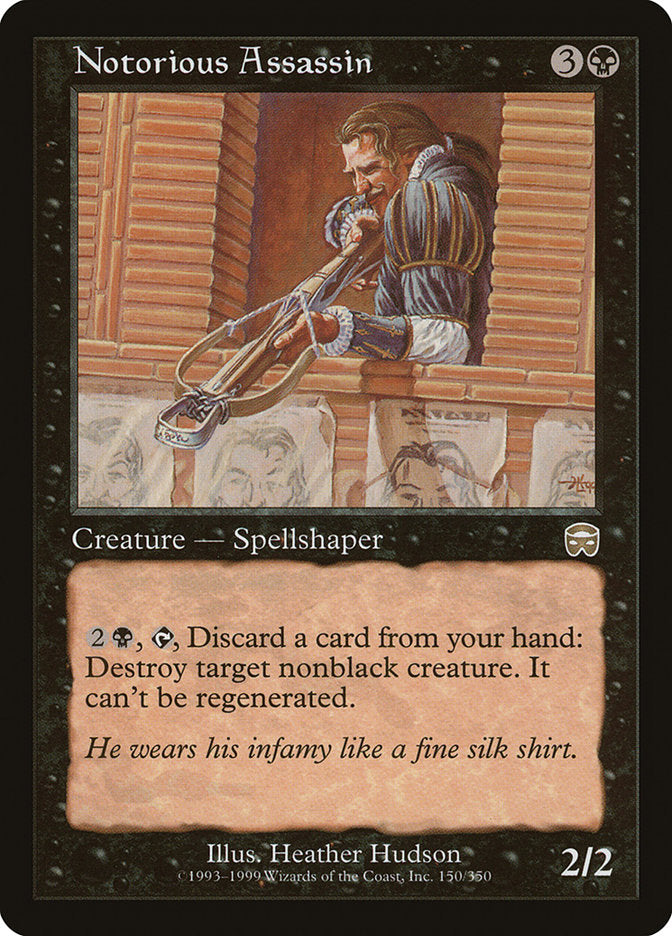 Notorious Assassin [Mercadian Masques] [Foil]