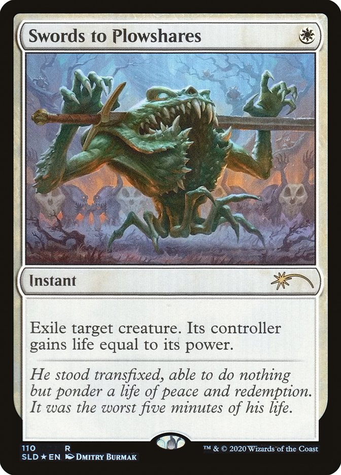 Swords to Plowshares (110) [Secret Lair Drop Series] [Foil]