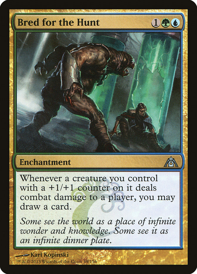 Bred for the Hunt [Dragon's Maze] [Foil]