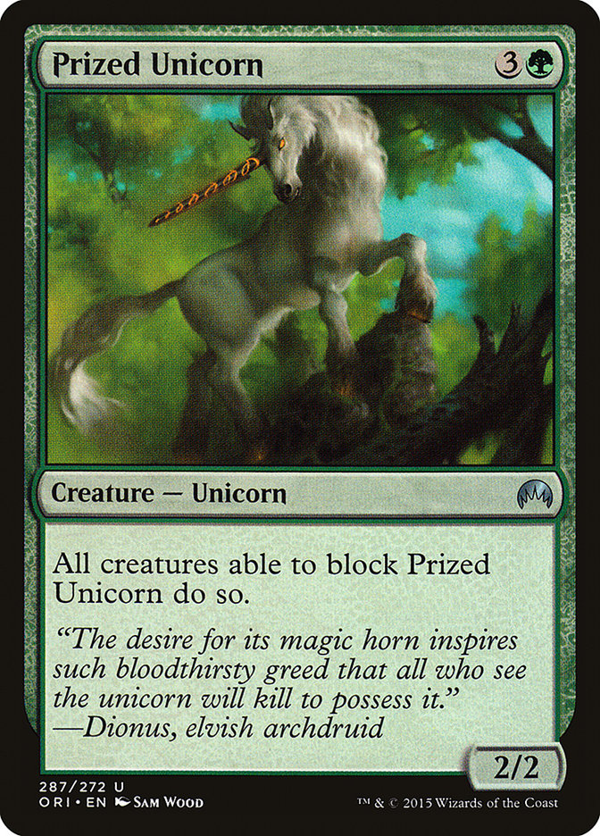 Prized Unicorn [Magic Origins] [Foil]