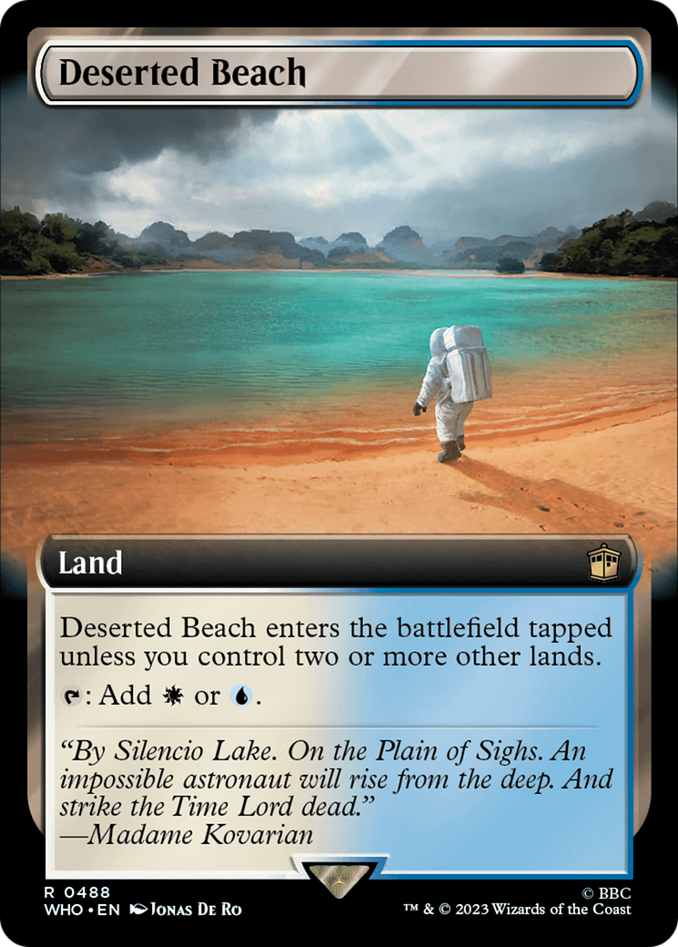 Deserted Beach (Extended Art) [Doctor Who] [Foil]