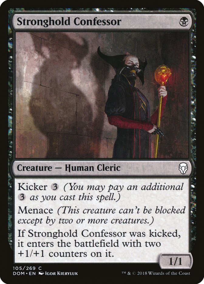 Stronghold Confessor [Dominaria] [Foil]