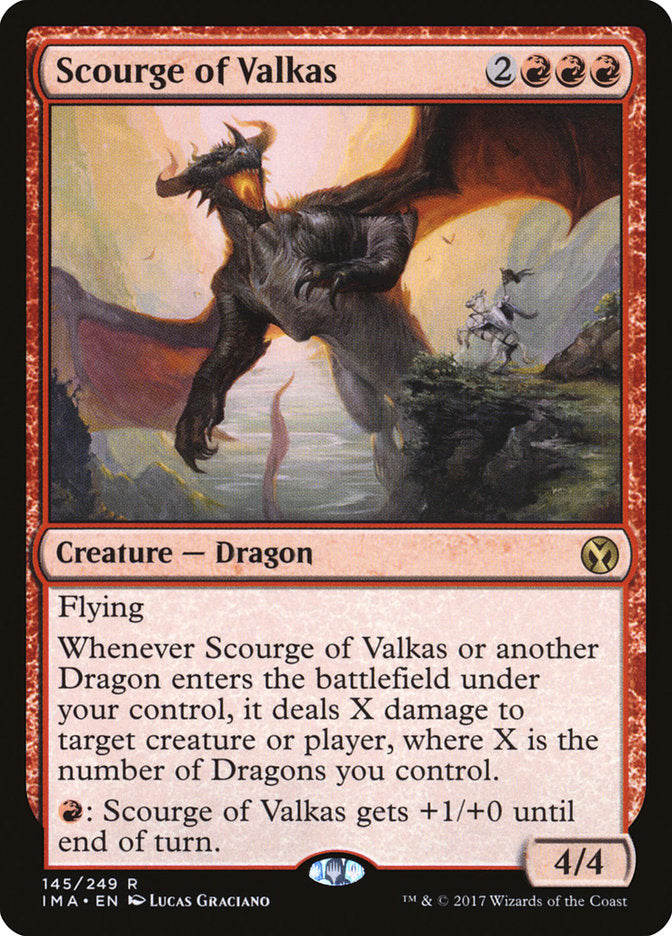 Scourge of Valkas [Iconic Masters] [Foil]