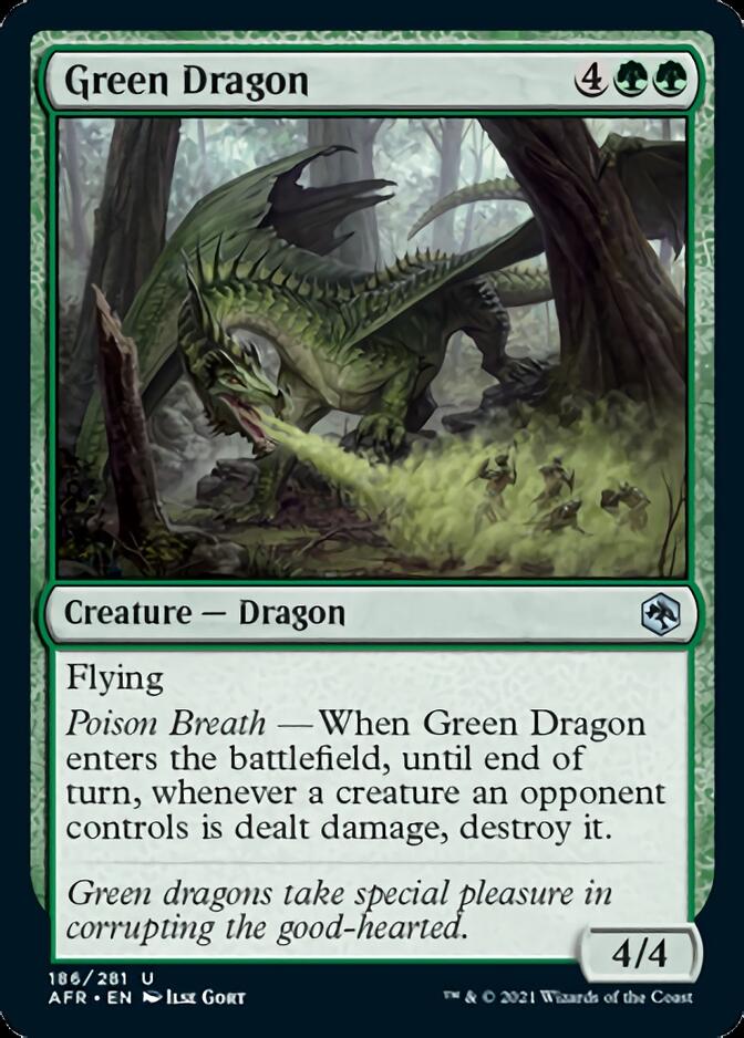 Green Dragon [Dungeons & Dragons: Adventures in the Forgotten Realms] [Foil]
