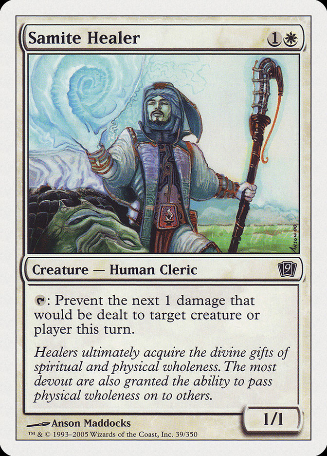 Samite Healer [Ninth Edition] [Foil]