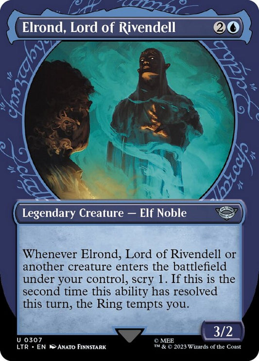 Elrond, Lord of Rivendell (Showcase Ring Frame) [The Lord of the Rings: Tales of Middle-Earth] [Foil]