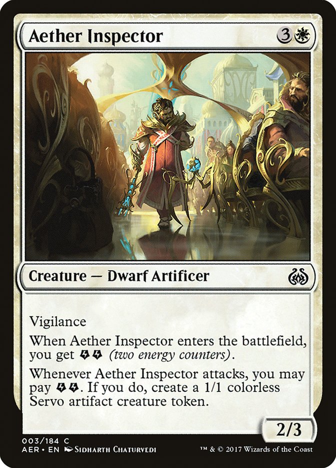 Aether Inspector [Aether Revolt] [Foil]