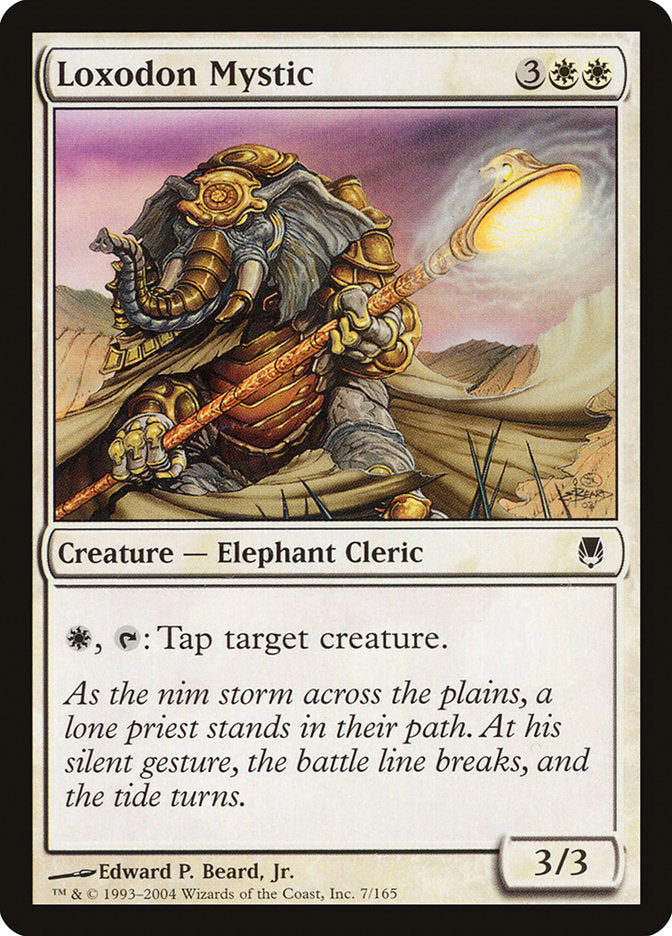 Loxodon Mystic [Darksteel] [Foil]