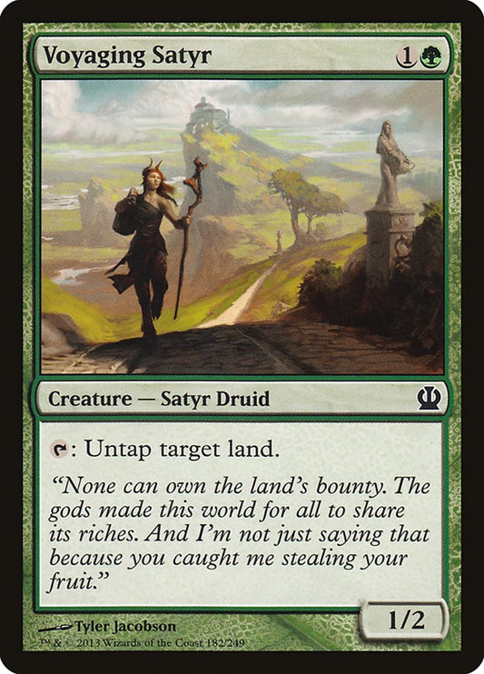Voyaging Satyr [Theros] [Foil]