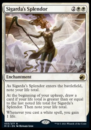 Sigarda's Splendor (Promo Pack) [Innistrad: Midnight Hunt Promos] [Foil]