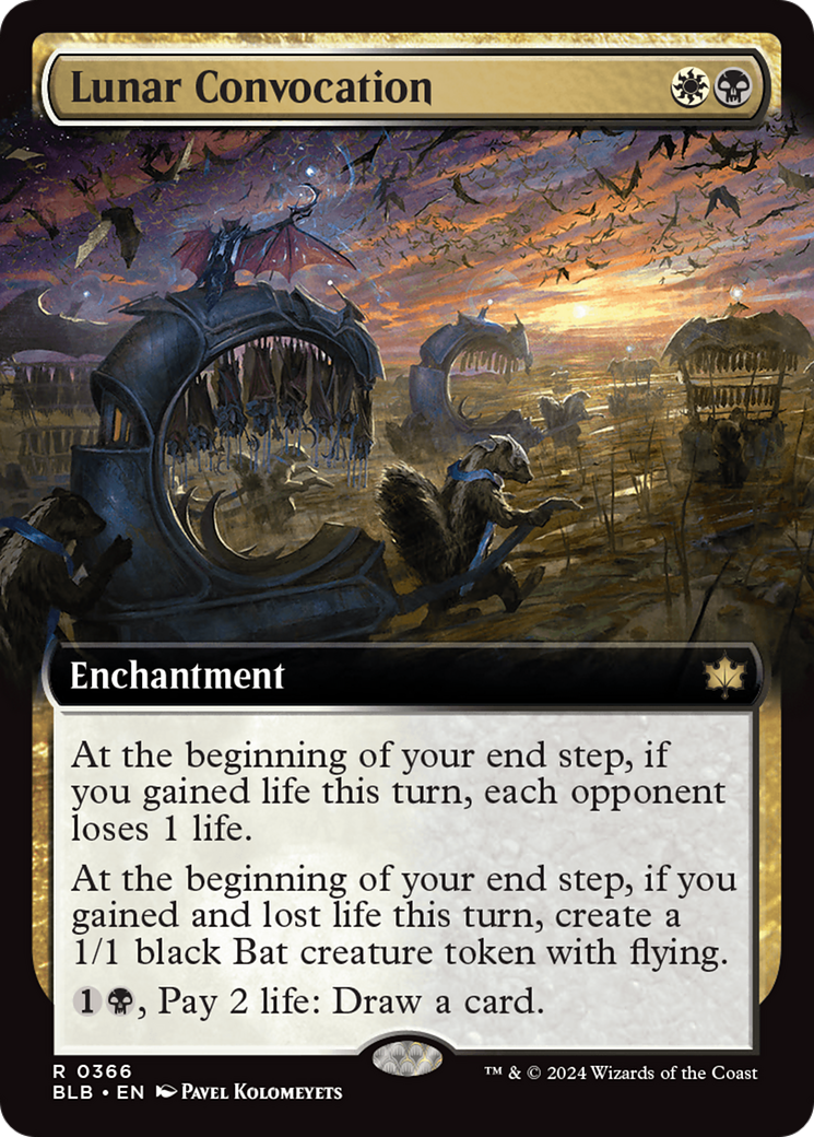 Lunar Convocation (Extended Art) [Bloomburrow] [Foil]