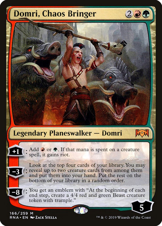 Domri, Chaos Bringer [Ravnica Allegiance] [Foil]