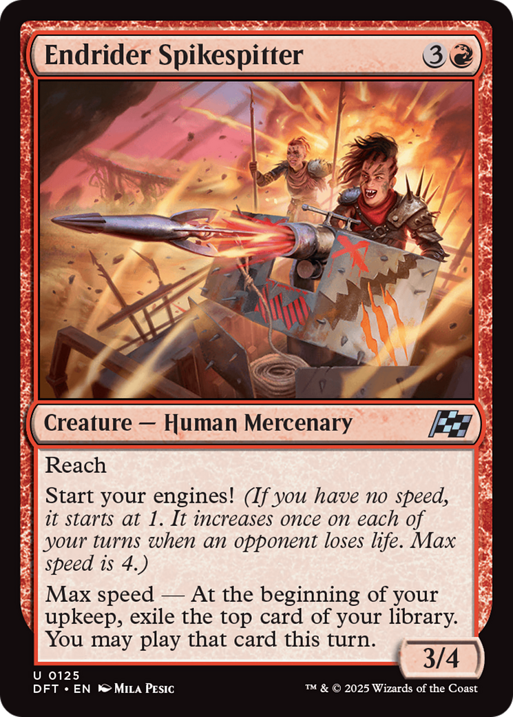 Endrider Spikespitter [Aetherdrift] [Foil]