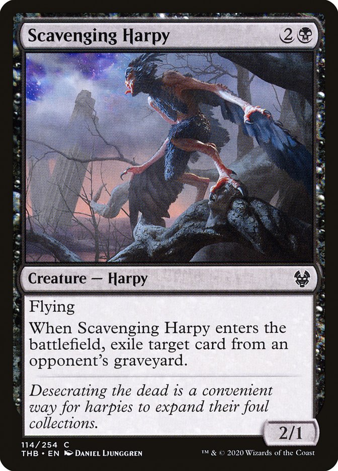 Scavenging Harpy [Theros Beyond Death] [Foil]