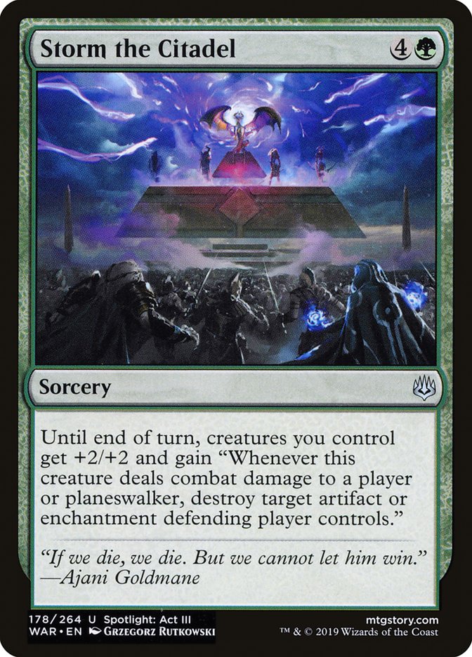 Storm the Citadel [War of the Spark] [Foil]