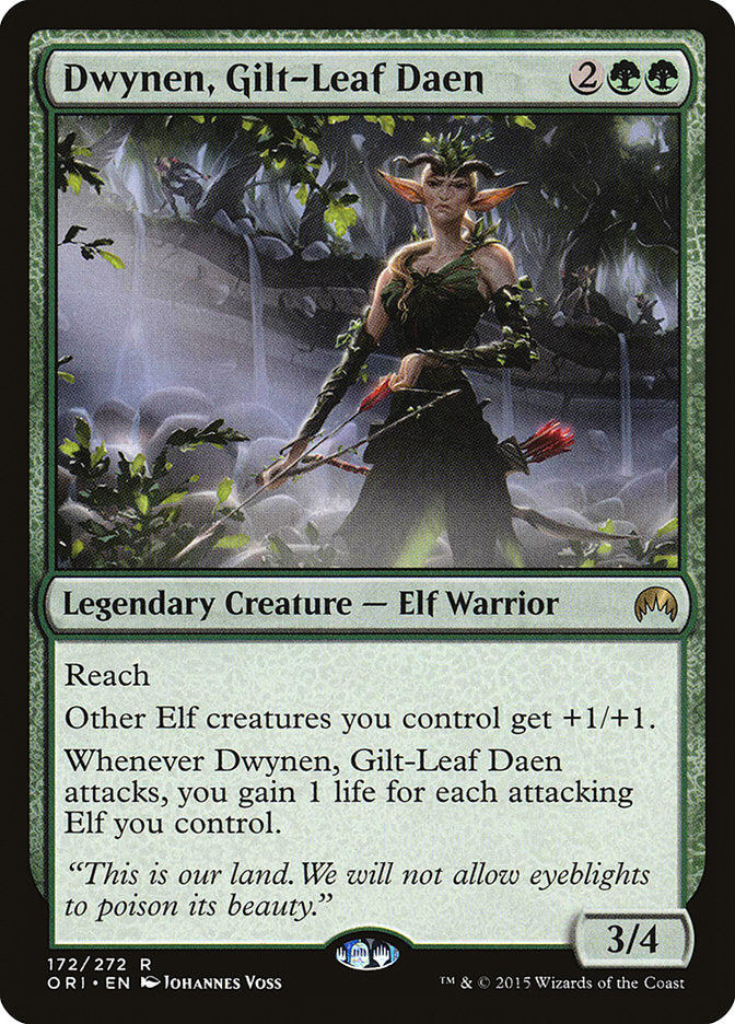 Dwynen, Gilt-Leaf Daen [Magic Origins] [Foil]