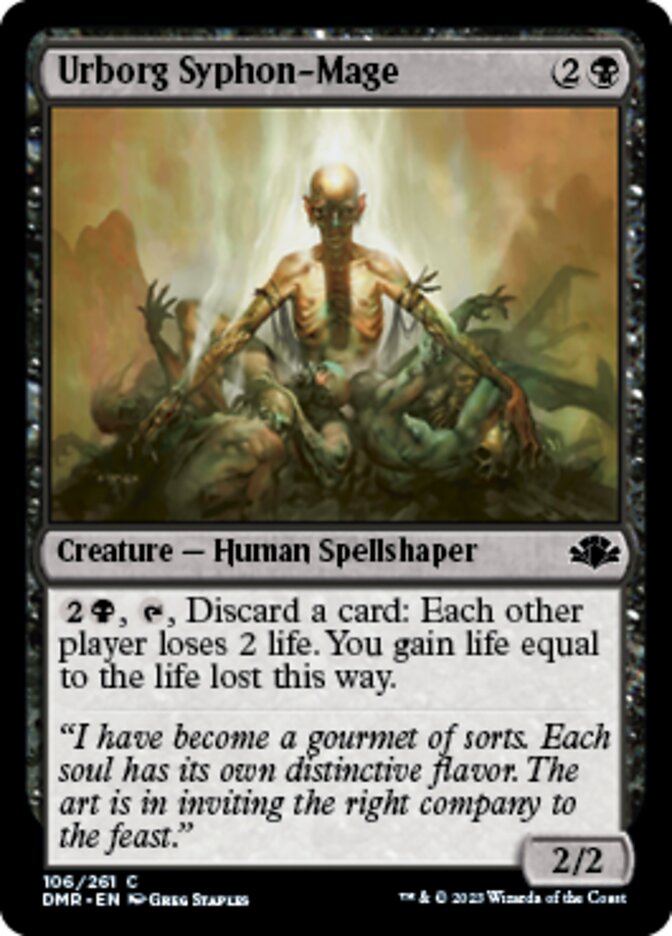 Urborg Syphon-Mage [Dominaria Remastered] [Foil]