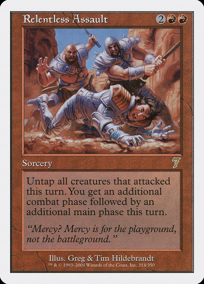 Relentless Assault [Seventh Edition] [Foil]