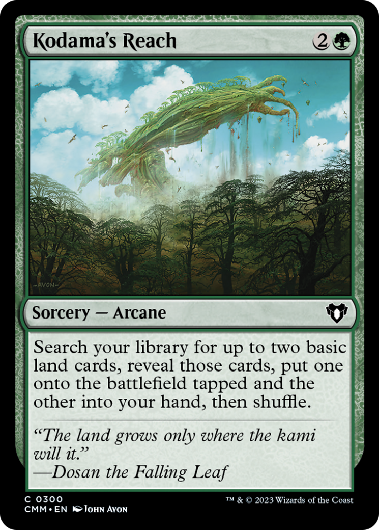Kodama's Reach [Commander Masters] [Foil]