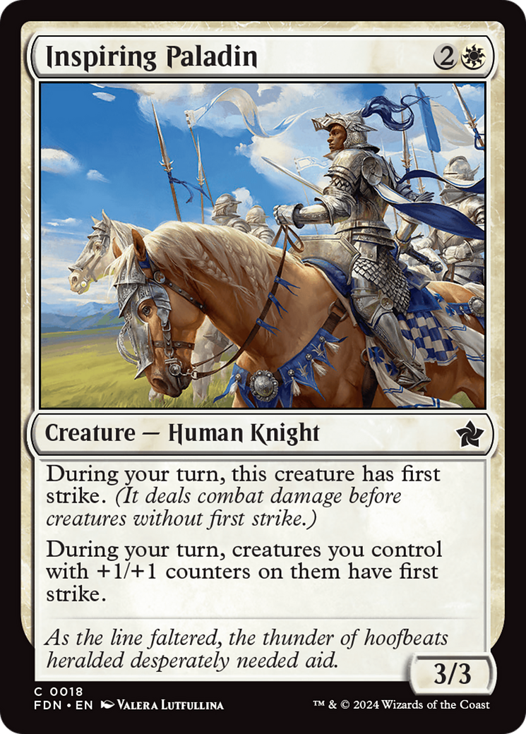 Inspiring Paladin [Foundations] [Foil]