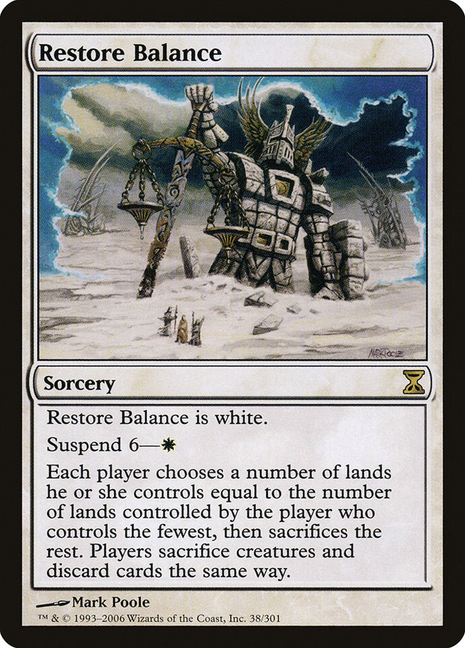Restore Balance [Time Spiral] [Foil]